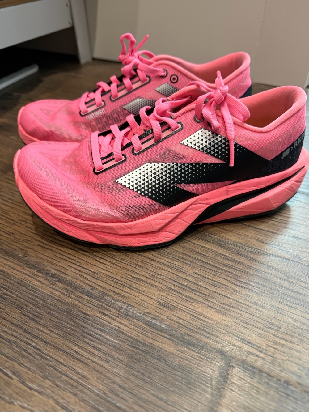 New Balance Pink and Black Women's Running Shoes